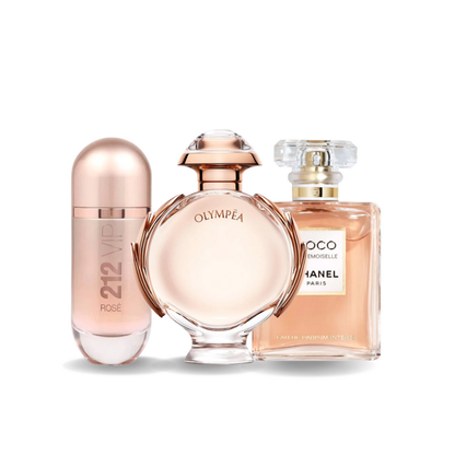 Set 3 Profumi | 212 VIP ROSÉ, OLYMPÉA, COCO MADEMOISELLE 100 ml