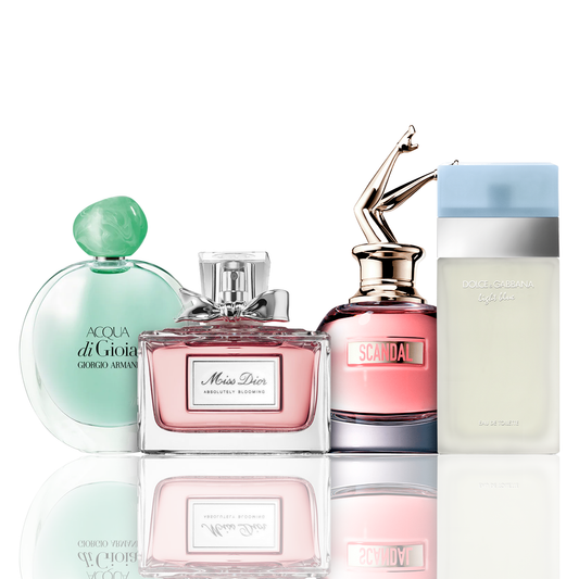 Set 4 Profumi | Acqua di Gioia, Light Blue, Scandal, Miss Dior 100 ml